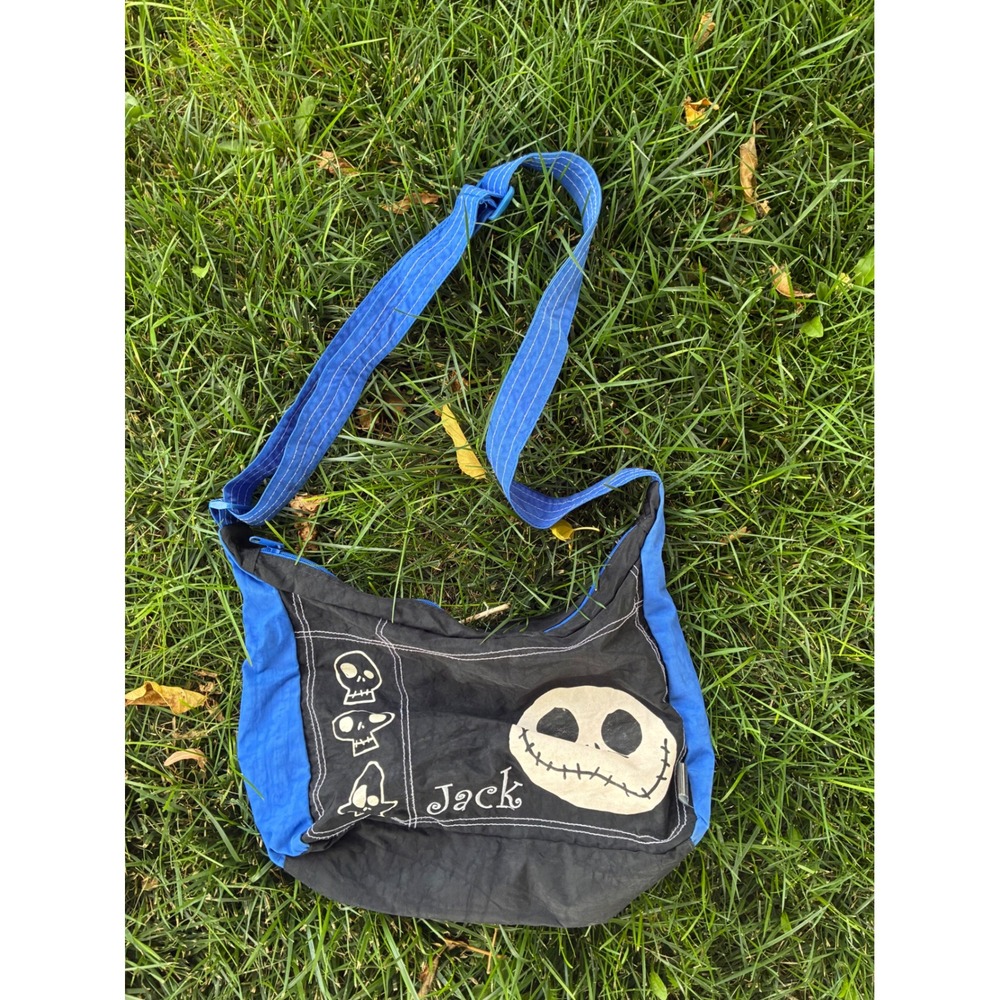 Disney Nightmare Before Christmas Jack Skellington Crossbody Bag Blue Black Y2K